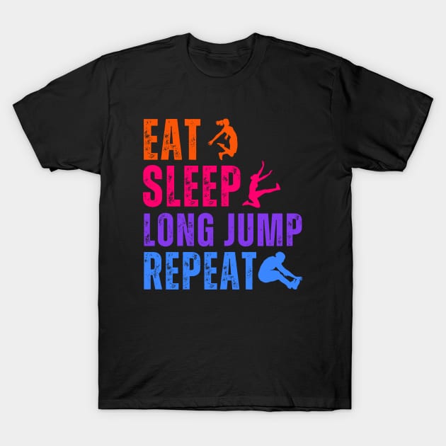 Long Jump Mom T-Shirt by footballomatic